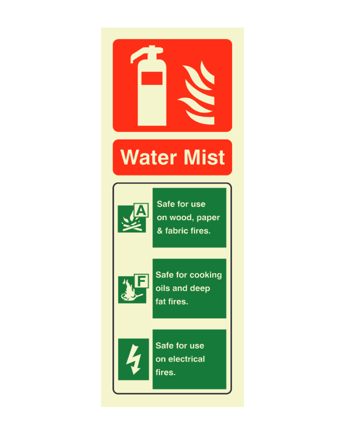 Safety: Fire Extinguisher (symbol) Signs 55447 - Cole-Parmer France